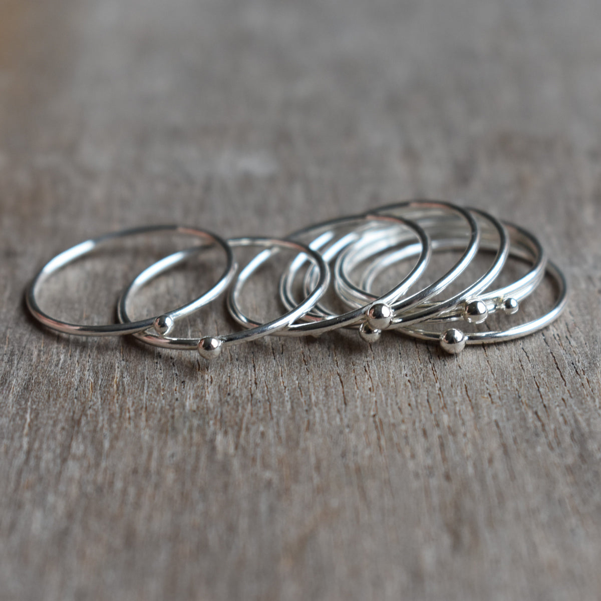 Solitaire Stacking Ring – Claire Skelton